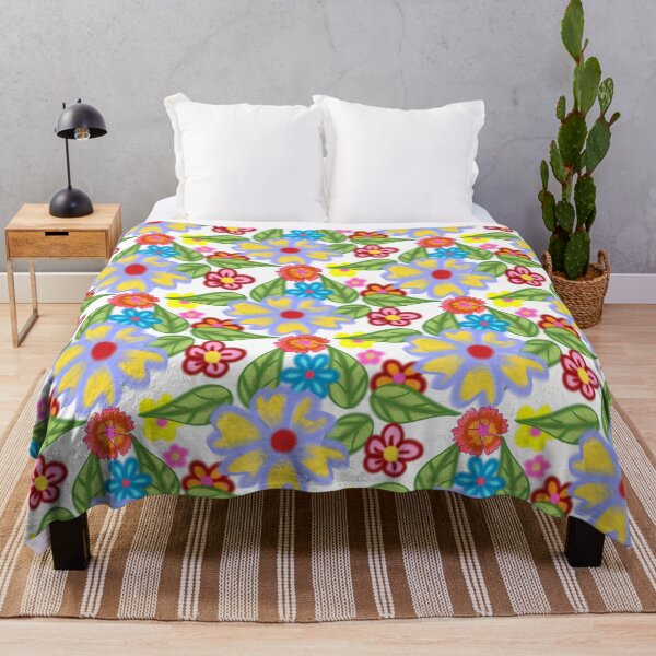 Aperçu de l'œuvre Motif floral de style folk vibrant et répétable créée et vendue par Bulantanyong.
