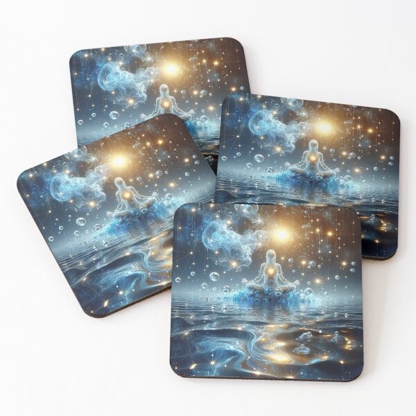 Item preview, Meditation On Water Surrounded By Orbs designed and sold by IZiets.
