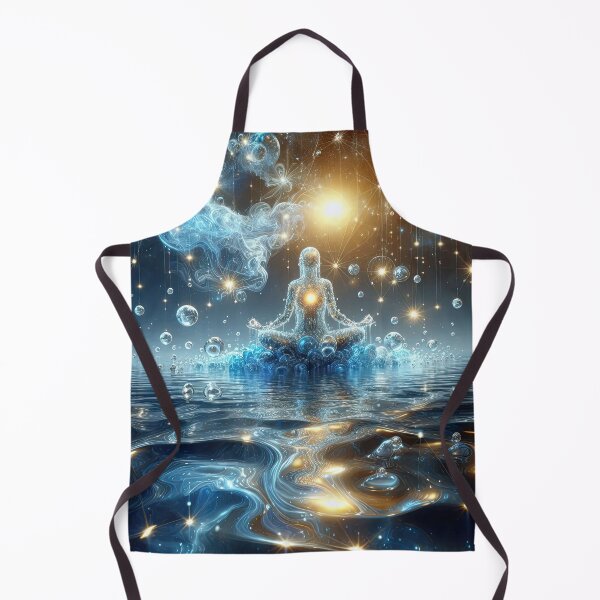 Item preview, Meditation On Water Surrounded By Orbs designed and sold by IZiets.