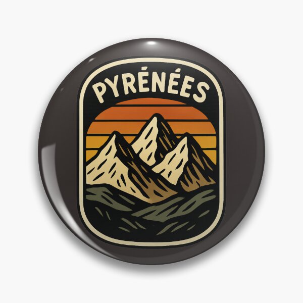 Item preview, Old school tattoo patch - Pyrenees designed and sold by Johann Brangeon.