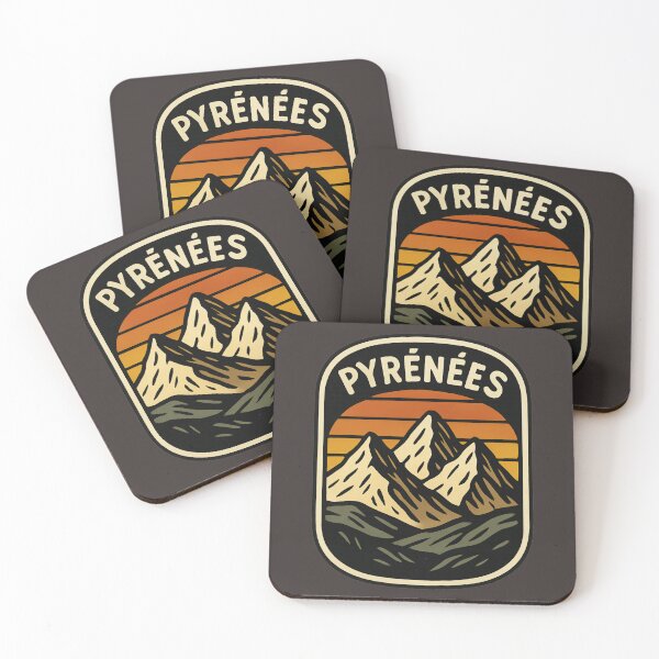 Item preview, Old school tattoo patch - Pyrenees designed and sold by Johann Brangeon.