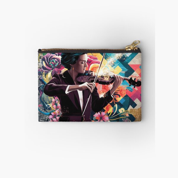Item preview, Symphony in Bloom - violin music art designed and sold by EmeraldMusic.