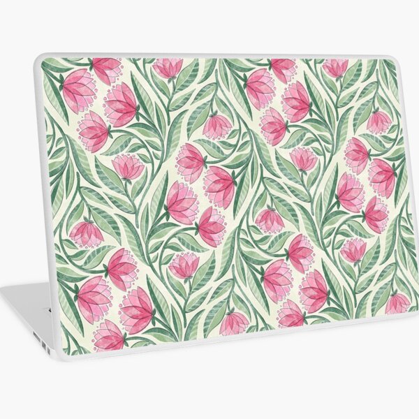 Item preview, Imprimé floral texturé inspiré du bloc rose et vert de Pénélope designed and sold by micklyn.