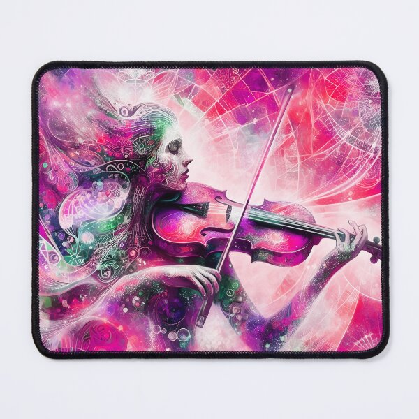 Item preview, Rosé Rhapsody - violin music art designed and sold by EmeraldMusic.