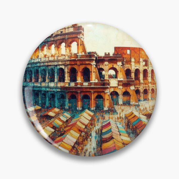 Item preview, Market activity at the ancient Colosseum designed and sold by Sigtrix.