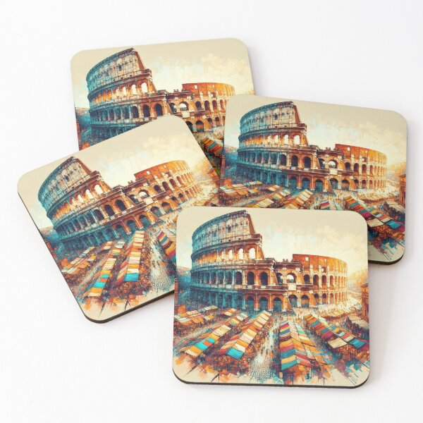 Item preview, Market activity at the ancient Colosseum designed and sold by Sigtrix.