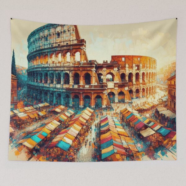 Item preview, Market activity at the ancient Colosseum designed and sold by Sigtrix.