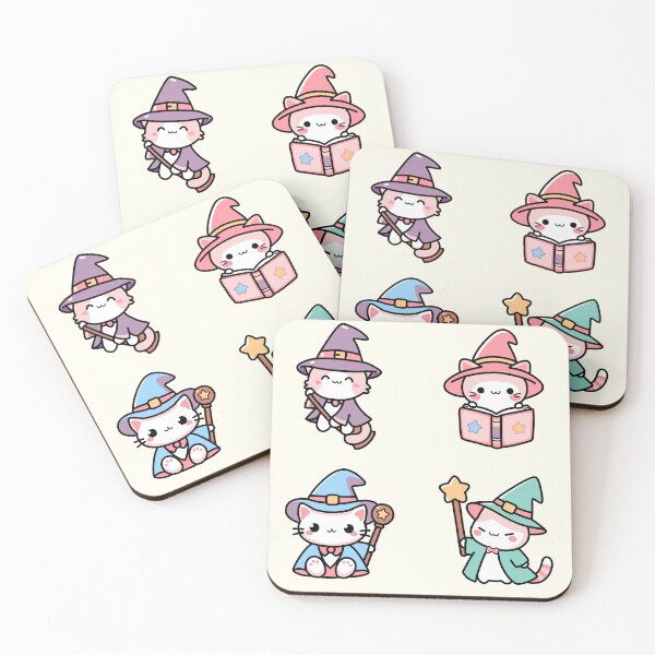 Item preview, Wizard Cats designed and sold by CaramelCryptid.