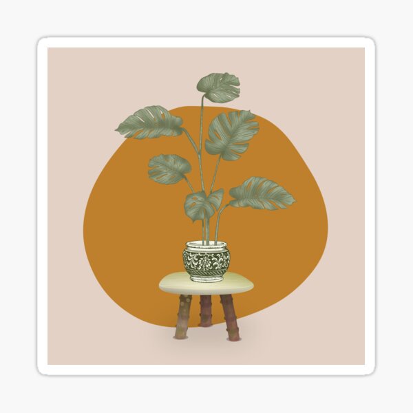 Vista previa del artículo con la obra «Patrón de sol verde bohemio de plantas», diseñado y vendido por EYE ILLUSTRATE  GRAPHICS.