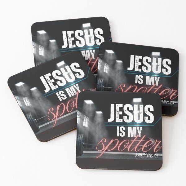 Item preview, Christian Workout Motivation – Jesus Is My Spotter Design designed and sold by NINI-7Store.