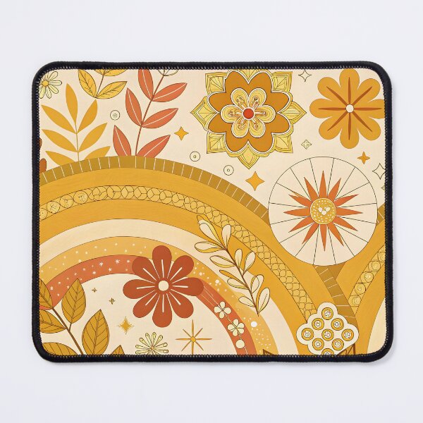Item preview, Golden flowers designed and sold by trendspatterns.