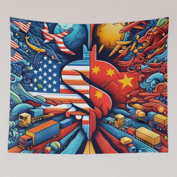 Item preview, Trade between China and the USA designed and sold by Sigtrix.