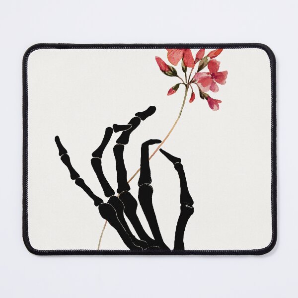 Item preview, Skeleton Hand with Flower designed and sold by Branka Kodzoman.