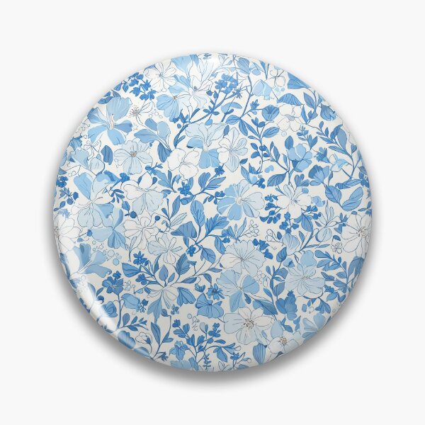 Item preview, Blue Floral Pattern designed and sold by CoolPixels.