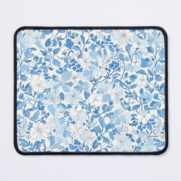 Item preview, Blue Floral Pattern designed and sold by CoolPixels.