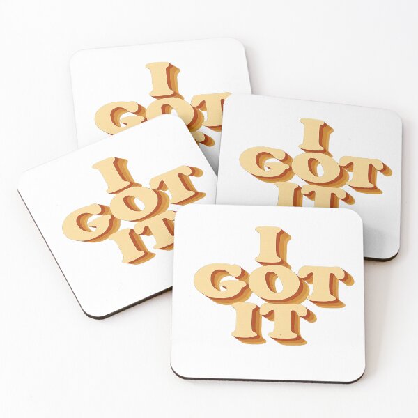 Item preview, I GOT IT – Retro Bold Typography Statement designed and sold by PastimeMastery.