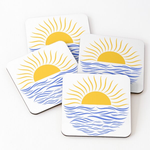 Item preview, Summer Waves: Sun and Wavy Ocean designed and sold by artemiscape.
