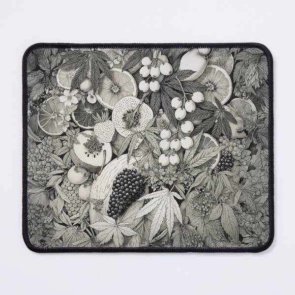 Item preview, Detailed Black and White Harvest Pattern designed and sold by ArtLab-store.