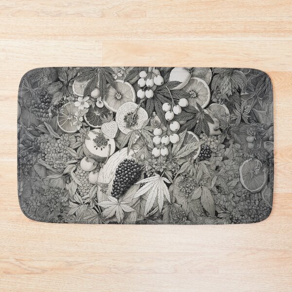 Item preview, Detailed Black and White Harvest Pattern designed and sold by ArtLab-store.