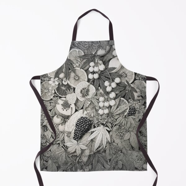 Item preview, Detailed Black and White Harvest Pattern designed and sold by ArtLab-store.