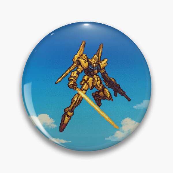 Item preview, HYAKU SHIKI Gundam pixel art designed and sold by sabartgunpla.