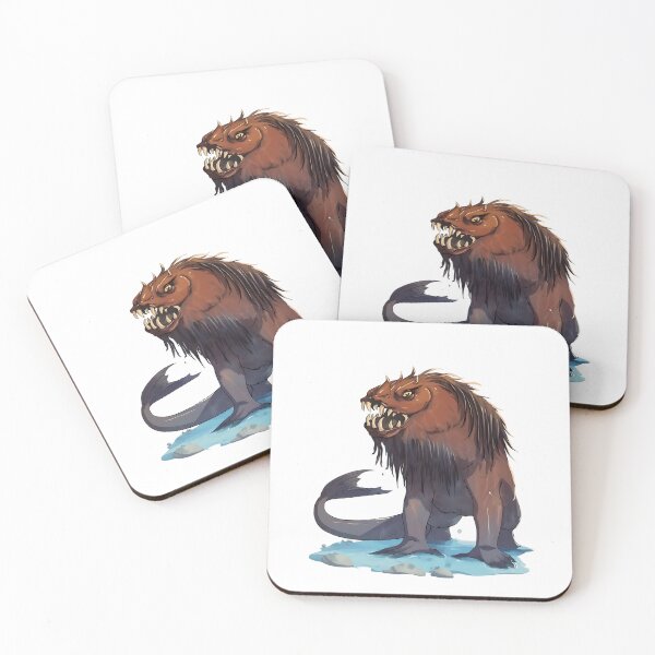 Item preview, Indigenous Folklore Art: Aboriginal Bunyip Monster designed and sold by bapupa.