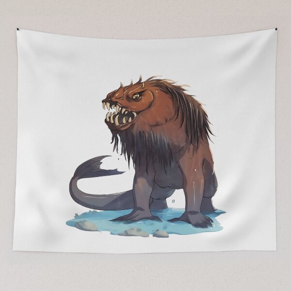 Item preview, Indigenous Folklore Art: Aboriginal Bunyip Monster designed and sold by bapupa.