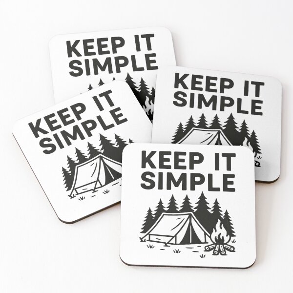 Item preview, Keep It Simple – Camp Life designed and sold by Fiercest128.