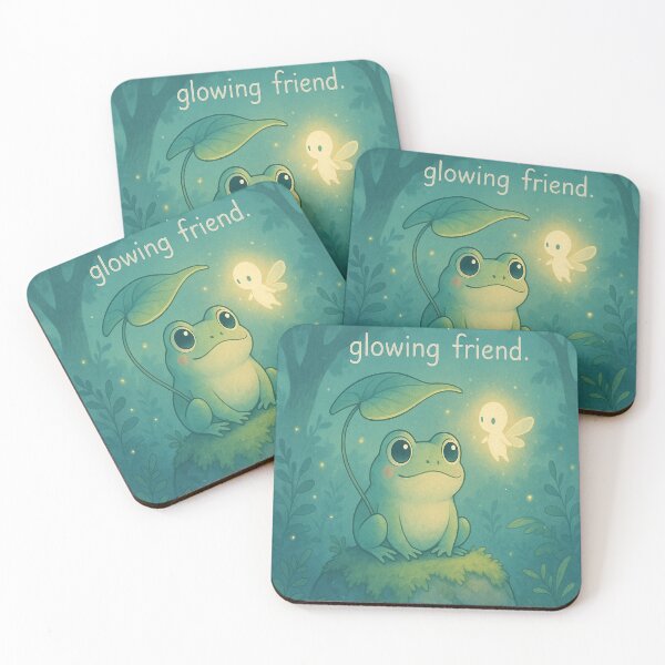 Item preview, Guide Me, Glowing Friend | Frogcore Spirit Forest Companion Art designed and sold by Laugh & Rewind .
