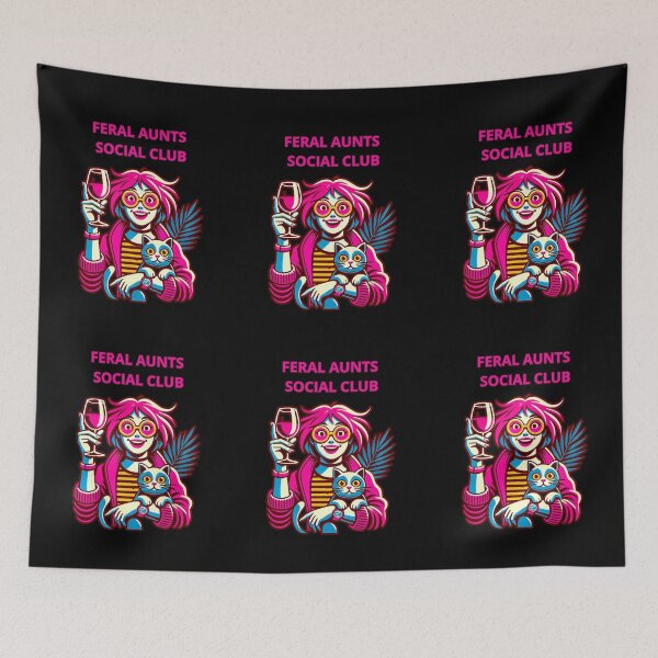 Item preview, Feral Aunts Social Club designed and sold by TrendsLook.