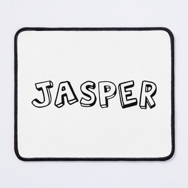 Item preview, typography "Jasper" english name tag sticker designed and sold by tonylau81.