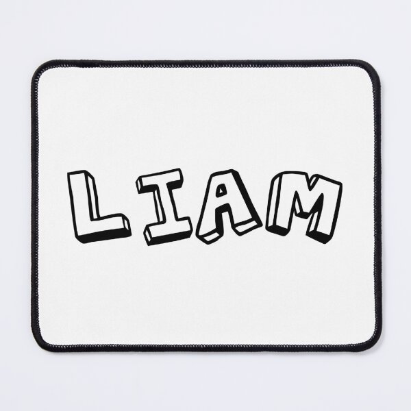 Item preview, typography "liam" english name tag sticker designed and sold by tonylau81.