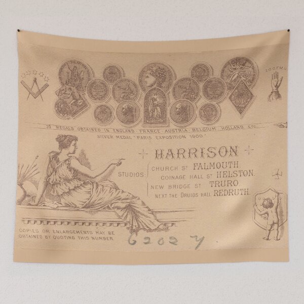 Item preview, Harrison Photographers of Cornwall - Victorian Photo Card Reverse designed and sold by ALCHEMIST.