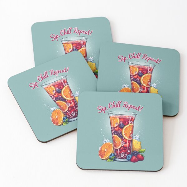 Item preview, Sip, Chill, Repeat designed and sold by exclusivebucket.