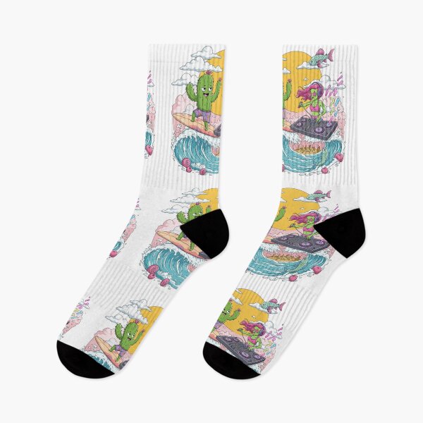 Item preview, DJ Cactus & Alien Beach Party designed and sold by ZyloVibes.