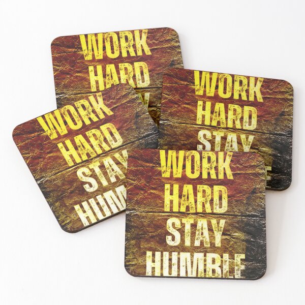 Item preview, Work Hard Stay Humble , Inspirational Text Art designed and sold by NickDedidis.