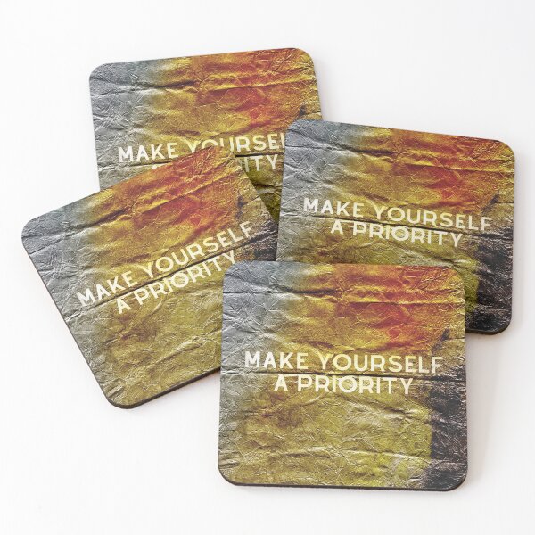 Item preview, Make Yourself A Priority , Inspirational Text Art designed and sold by NickDedidis.