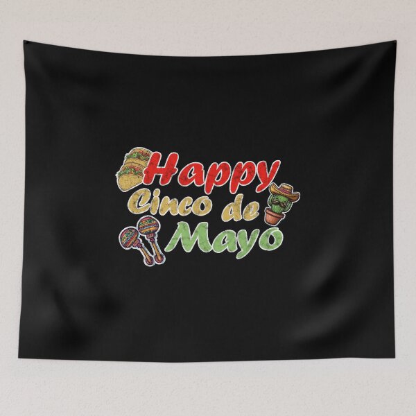 Item preview, Happy Cinco De Mayo Funny Mexico Celebration Design designed and sold by titanosdesign.