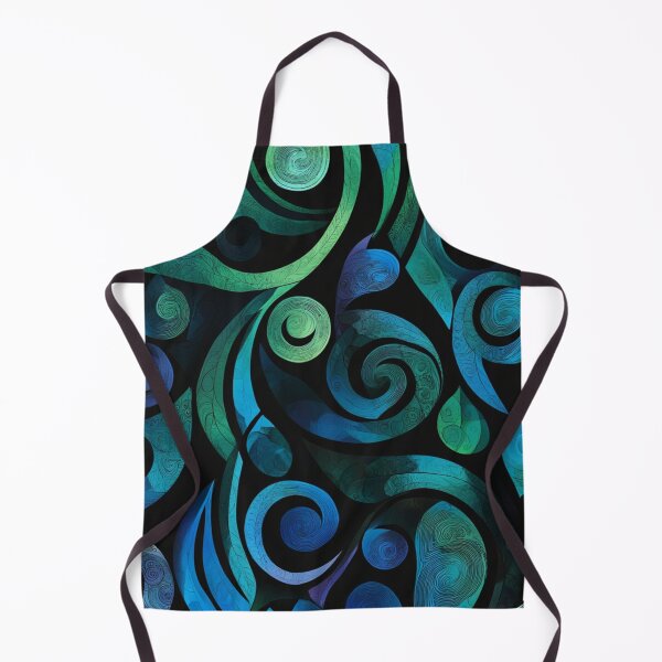 Item preview, New Zealand Māori Paua Pattern Koru Design 373 designed and sold by GrinGalore.