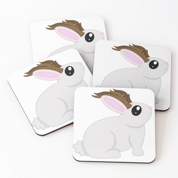 Item preview, Little jackalope white background designed and sold by CreationsByFey.