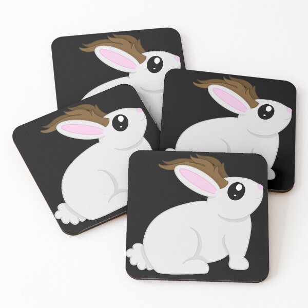 Item preview, Little jackalope black background designed and sold by CreationsByFey.