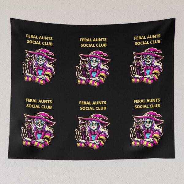Item preview, Feral Aunts Social Club designed and sold by TrendsLook.