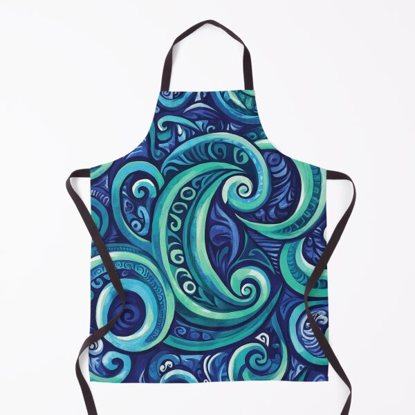 Item preview, New Zealand Māori Paua Pattern Koru Design 374 designed and sold by GrinGalore.