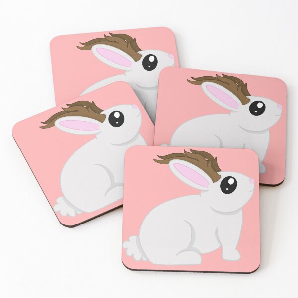 Item preview, Little jackalope red background designed and sold by CreationsByFey.