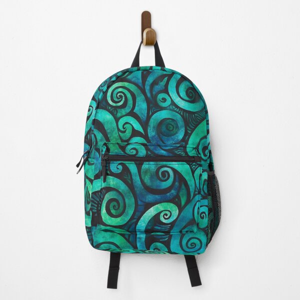 Item preview, New Zealand Māori Paua Pattern Koru Design 375 designed and sold by GrinGalore.
