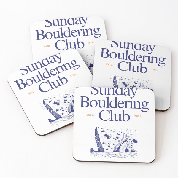Item preview, Sunday Bouldering Club gym - Funny T-Shirt for Boulderers designed and sold by AntiGravityClub.