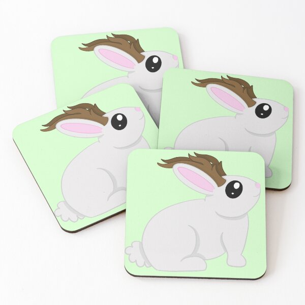 Item preview, Little jackalope green background designed and sold by CreationsByFey.