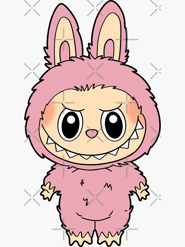 Thumbnail 3 of 3, Sticker, Labubu lychee berry designed and sold by Diyanggostyle.