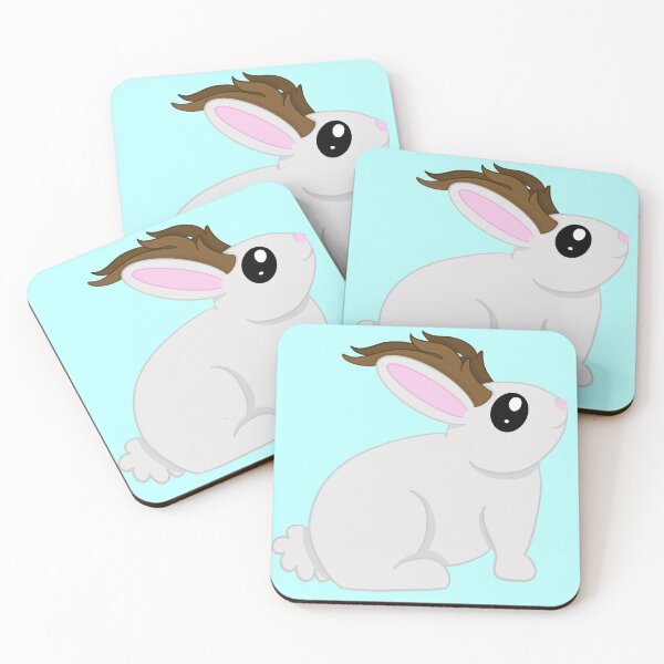 Item preview, Little jackalope light blue background designed and sold by CreationsByFey.