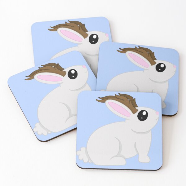 Item preview, Little jackalope dark blue background designed and sold by CreationsByFey.